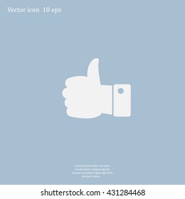 Vector thumb up icon