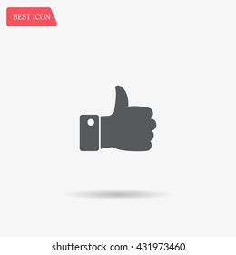 Vector thumb up icon