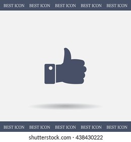 Vector thumb up icon