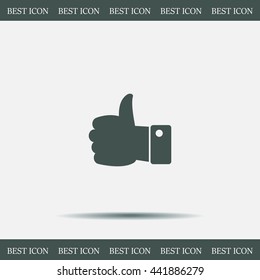 Vector thumb up icon