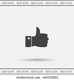Vector thumb up icon