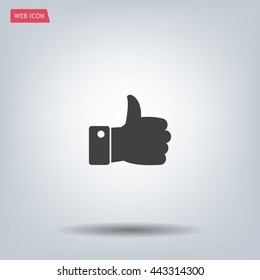 Vector thumb up icon