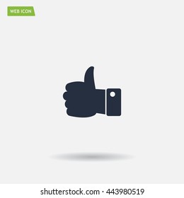 Vector thumb up icon