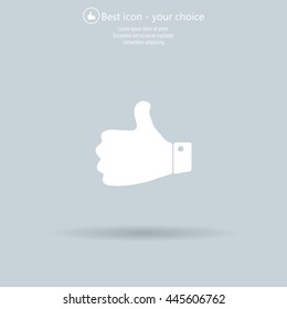 Vector thumb up icon