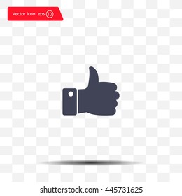 Vector thumb up icon