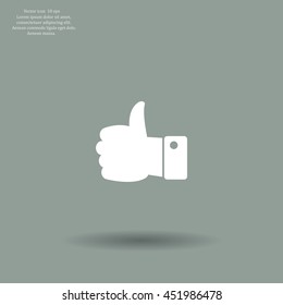 Vector thumb up icon