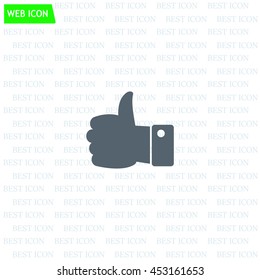 Vector thumb up icon