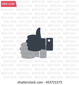Vector thumb up icon