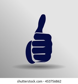 Vector thumb up icon