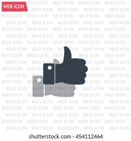 Vector thumb up icon