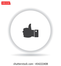 Vector thumb up icon