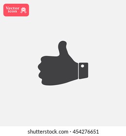 Vector thumb up icon