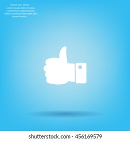 Vector thumb up icon