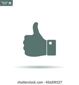 Vector thumb up icon