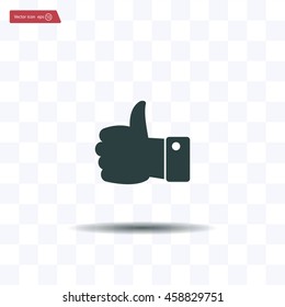 Vector thumb up icon