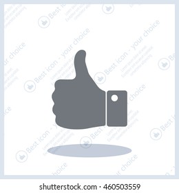Vector thumb up icon