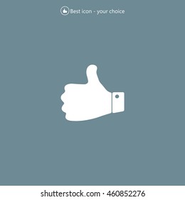 Vector thumb up icon