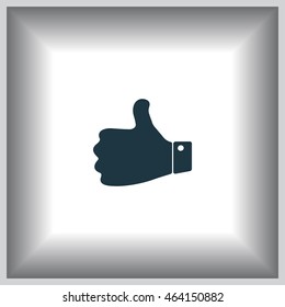 Vector thumb up icon