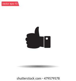 Vector thumb up icon
