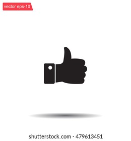 Vector thumb up icon