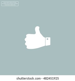 Vector thumb up icon