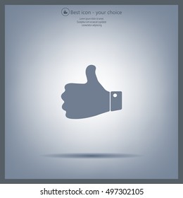 Vector thumb up icon