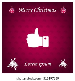 Vector thumb up icon