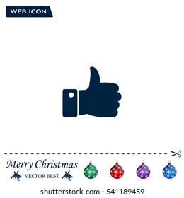 Vector thumb up icon
