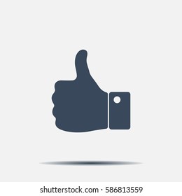 Vector thumb up icon