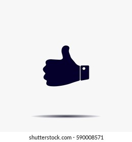 Vector thumb up icon