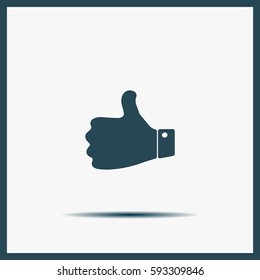 Vector thumb up icon
