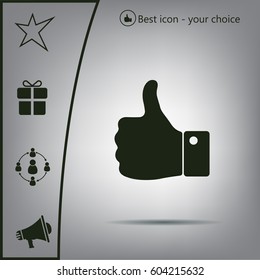 Vector thumb up icon