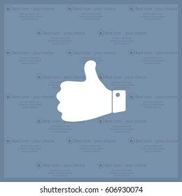 Vector thumb up icon