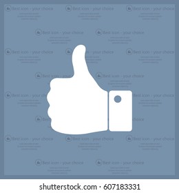 Vector thumb up icon