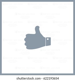 Vector thumb up icon