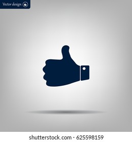 Vector thumb up icon