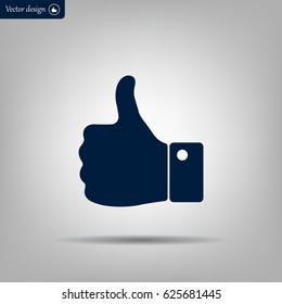 Vector thumb up icon