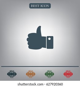 Vector thumb up icon