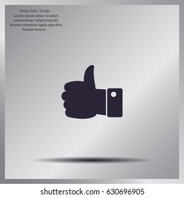 Vector thumb up icon