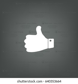 Vector thumb up icon