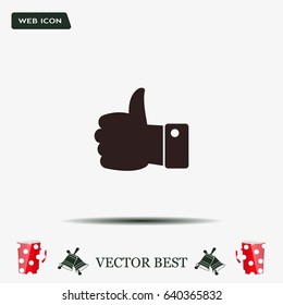 Vector thumb up icon