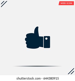 Vector thumb up icon