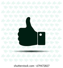 Vector thumb up icon