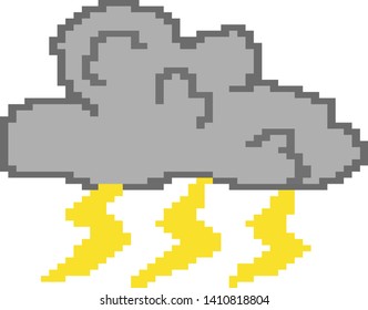 vector thunder illustration graphic art design