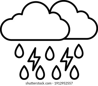 Vectorthunderstorm-Leitbild-Design
