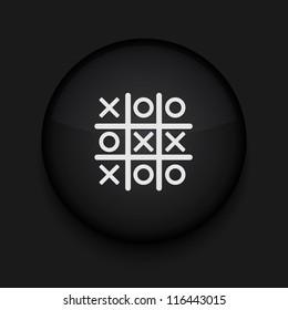 Vector Tic tac toe icon. Eps10. Easy to edit