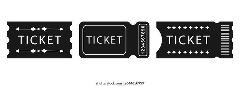 Vector Ticket and Coupon Icon Set