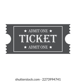 Vector ticket. Vector flat ticket illustration. ticket icon