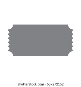 Vector ticket icon shape.