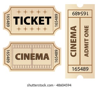 vector ticket template